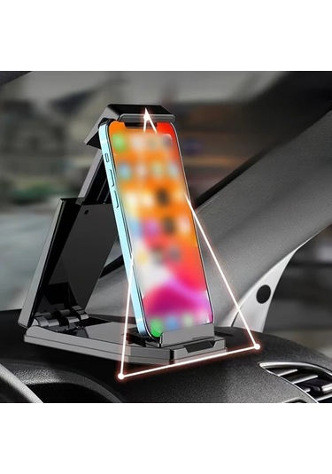 Chuangyinshop Araç İçi Tablet Tutucu Zk04 Siyah, Arka Koltuk Film Seyir Mobil Telefon Navigasyon Sabitleyici