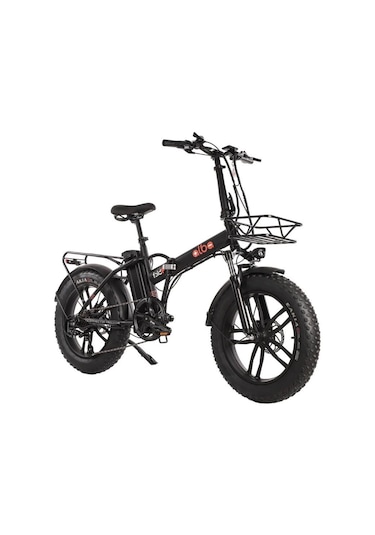 Alba Fold F Premium 500 Watt Elektrikli Bisiklet Siyah Nfc-zırhlı Lastik Hd Fren 48v 10,4 Ah Batarya Siyah