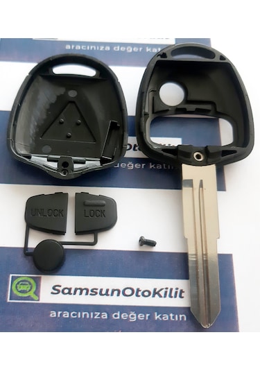 Mitsubishi Lancer Kumanda Kabı Anahtar Kabı 3 Buton Mıt1 1r Uçlu
