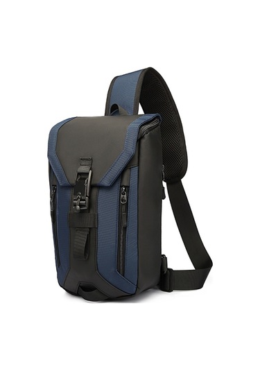 Sones Ozuko 9334 Erkek Dış Mekan Çok Fonksiyonlu Su Geçirmez Messenger Çanta, Harici Usb Şarj Bağlantı Noktalı