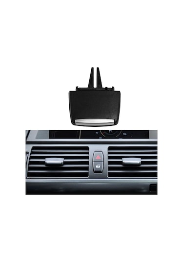 Youmex Bmw X5 E70 2006-2012 X6 E71 2008-2013 Arka Koltuk Klima Vantili Rengi Kontrol Çubuğu, Hava Akışı Yönlendirici, Dayanıklı Pc+abs Malzeme Gümüş