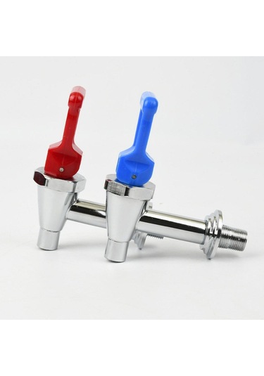 Homyl Kahve Sıcak İçecek Musluğu Paslanmaz Su Sebili Kova Cam Mavi