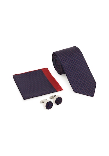 Kravat Kol Düğmesi Hediyelik Set-brianze Kmk-20