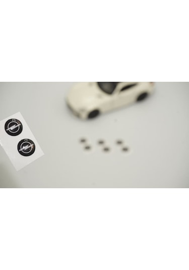 Opel Logo Jant Torpido Direksiyon 9Mm Damla Sticker Logo Seti