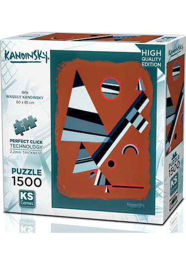 Ks Games 1500 Parça Gris Puzzle