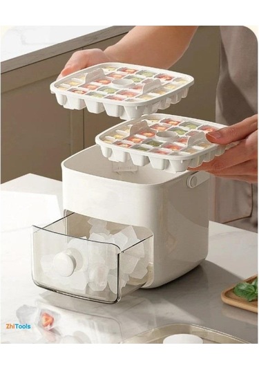 Zhltools Buz Kalıp Ve Saklama Kutusu Beyaz