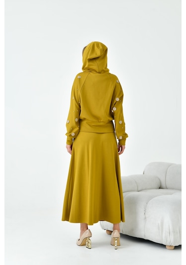 Ftz Kadın Etekli Takım Hardal 30990 Hardal