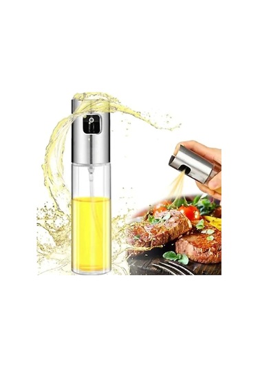 Çok Amaçlı Spreyli Sızdırmaz Cam Şişe Yağdanlık Limon Sirke Sos Püskürtücü Dağıtıcı Sprey Çok Renkli