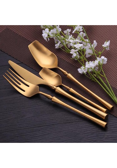 Suntek Paslanmaz Çelik Çatal Masa Yemek Çorba Kaşığı