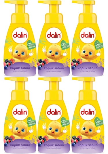 Dalin Orman Meyvesi Kokulu Köpük Sabun 200 ML x 6