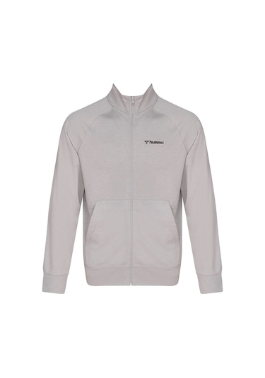 Hummel Levon Zıp Jacket Erkek Fermuarlı Hırka 921678 Gri