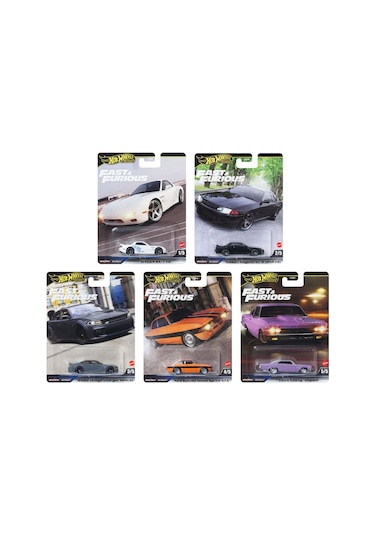 Hot Wheels Fast And Furious 2025 Set Çok Renkli