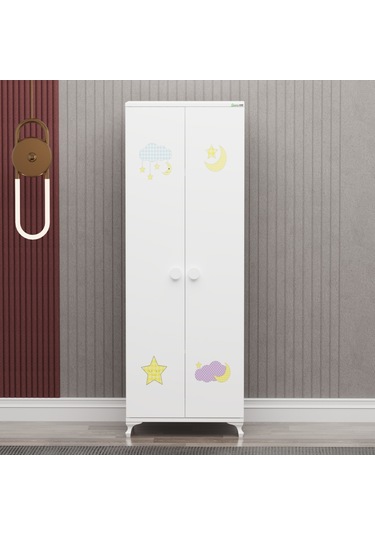 Garaj Home Yıldız 2 Kapaklı Dolap - Uykucu