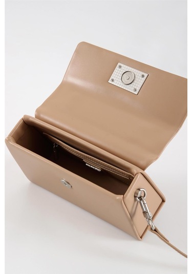 Ççs 17569 Kadın Omuz Askılı El Çantası-bej Bej