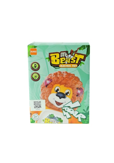 Işıklı Sesli Hareketli Oyuncak Aslan Sevimli Aslan 20 Cm
