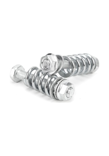 Wezone Araç Egzos Tamir Seti Çelik M8 Çiviler Yaylı Somun Paslanmaz Montaj Kolu 8 Parça