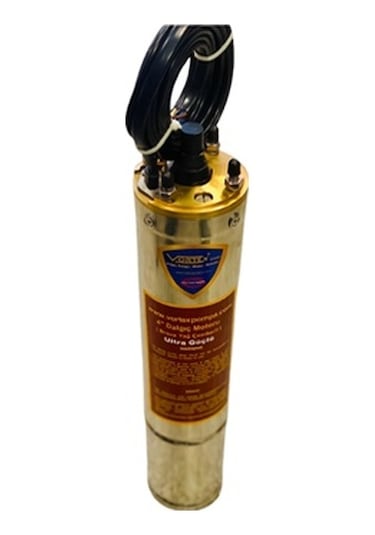 Vrt 300 3 Hp 380v Bronz Yağ Çemberli Nsk Rulmanlı 4" Dalgıç Pompa Motoru