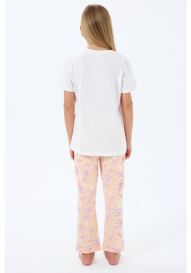 Rolypoly Kız Çocuk Beyaz Pijama Takım 5274-49713 Beyaz