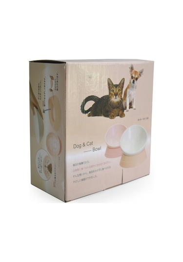 Sones Evcil Hayvan Malzemeleri Her Açıda Kaymaz, Aşınmaya Dayanıklı Eğik Kedi Ve Köpek Kasesi