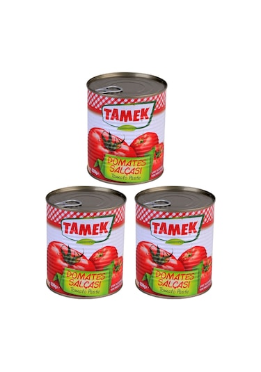 Tamek Domates Salçası 3 x 830 G