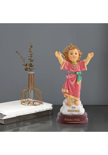 Dolıty Divino Niño Estatua İsa Hediye Reçine El Sanatları 13,8cmx4,2cmx6,3cm