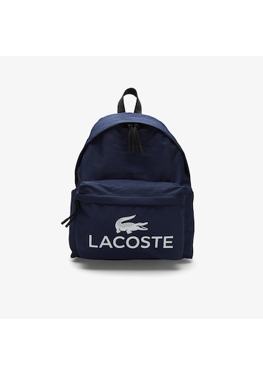 Lacoste Erkek Baskılı Sırt Çantası Lacivert