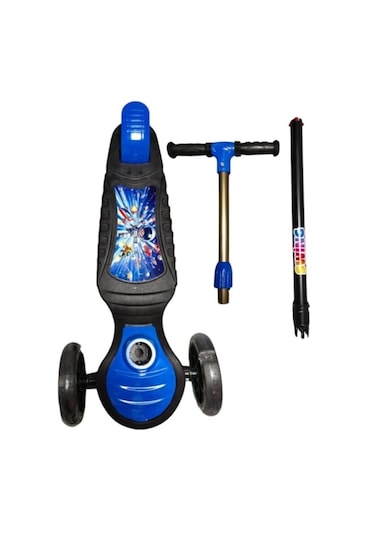Swing Scooter Işıklı Kutulu Mavi