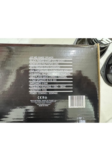 Ms-m692fx Deprem Serisi Oval 6x9 Oto Midrange Hoparlör Çifti 600w