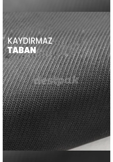 50x120cm Mavi Ekstra Kalın Su Emici Kaymaz Tabanlı Mavi