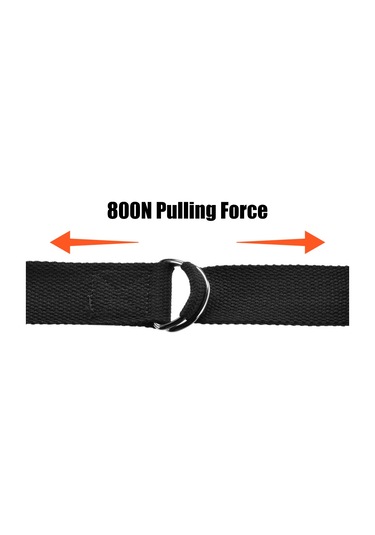 Ranyeek Yoga Seti: Yoğunluklu Mantar Yoga Bloku 24x16x8.8cm + Siyah Esneklik Kayışı 183x3.8cm - Denge Ve Esneklik İçin, Ev/ofis/uzaktan Kullanıma Uygun Çok Renkli