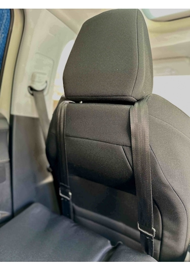 Oto Arka Koltuk Yatak Sıvı İtici Kumaş 70 x 130 CM - Siyah