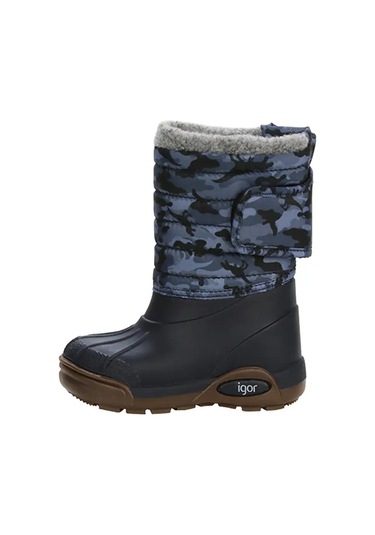 Igor Topo Ski Camo Erkek Çocuk Botu Lacivert