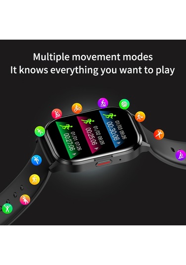 Vkemall 2.01" Akıllı Saat (İthalatçı Garantili)