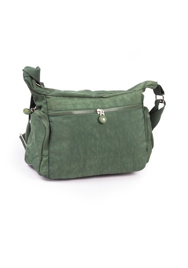 Krinkıl / Klinkır Su Geçirmez Kumaş Çok Gözlü Çapraz Kol Ve Omuz Postacı Çantası 116g Yeşil