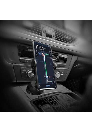 Ally 208-Z Araç Torpido Uzeri 360 Dönerli Telefon Tutucu (120128775)-Siyah