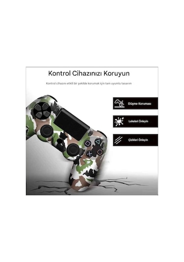 Ps5 Dualsense Red Dead Redemption Desenli Koruyucu Silikon Kılıf + Analog Silikon Koruyucu Rdr Model-2