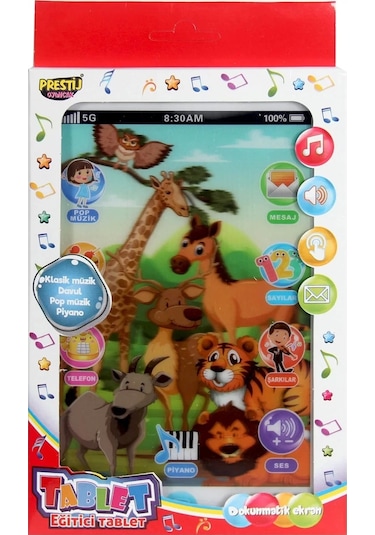 Kutulu Eğlenceli Pilli Tablet