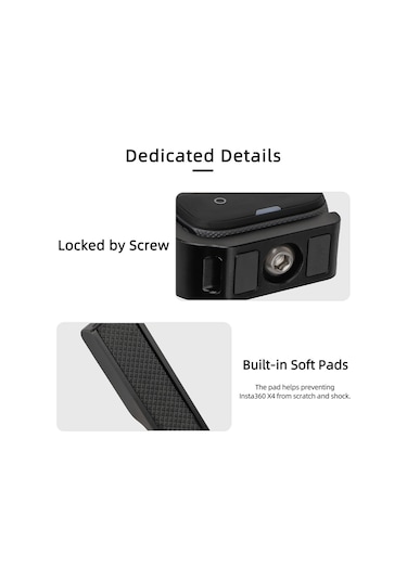 Leezsing Insta360 X4 İçin Manyetik L Tipi Yatay Dikey Çekim Braketi - Sunnylife X4-zj826