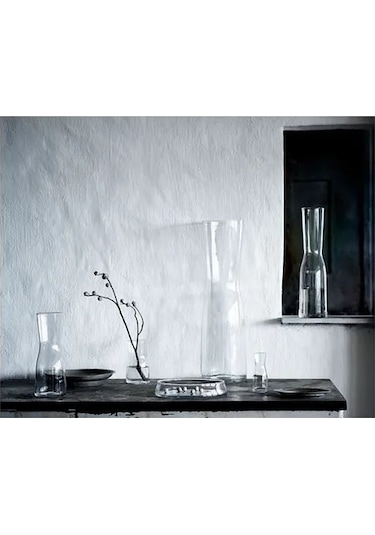 Sumuhome Tıdvatten Cam Vazo Saydam Cam 30 Cm Saydam