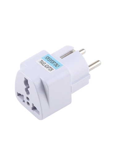 Taşınabilir Evrensel Uk Fiş Ab Fiş Güç Soketi Sigortalı Seyahat Şarj Adaptörü