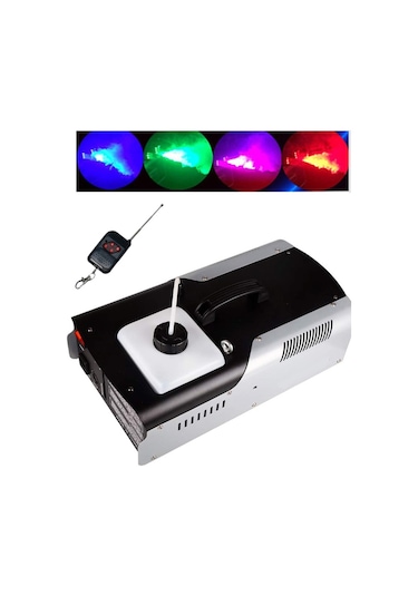 Quenlite Ql-2000Rgb Sis Makinası Led Işıklı 2000 Watt Uzaktan Kum