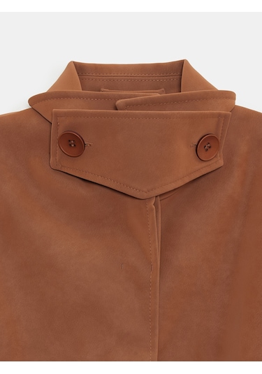 Dilvin 60778 Süet Ceket-camel Camel