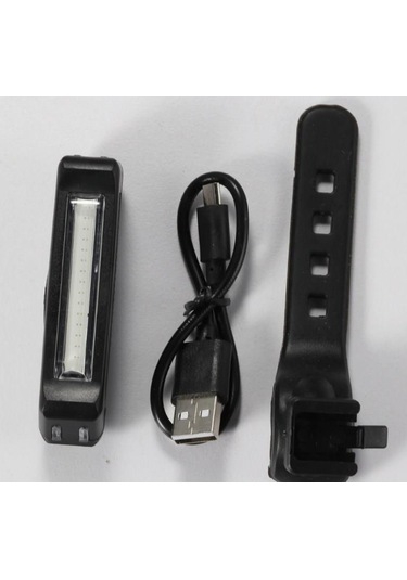 Forte Gt Comet Usb Şarjlı Bisiklet Ön Işık 100 Lümen Beyaz Siyah