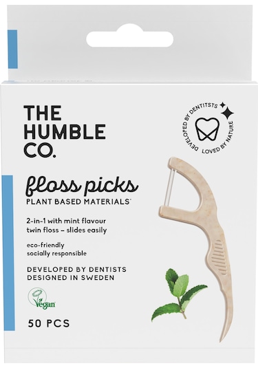 The Humble Co. Floss Picks Kürdanlı Nane Aromalı Diş İpi 50'li
