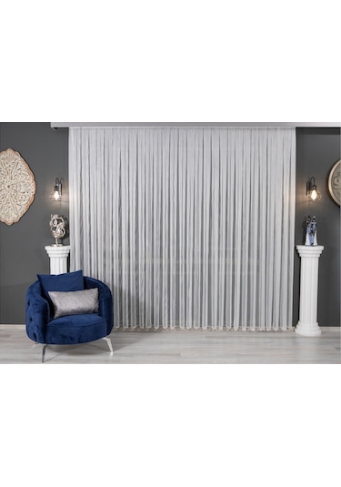 Evdepo Home Kullanıma Hazır Tül Perde (540824515)