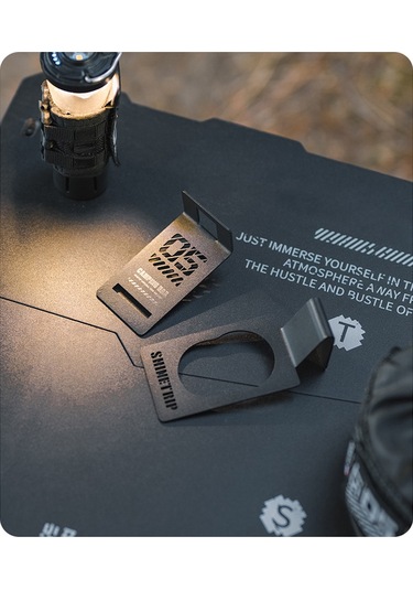 Shinetrip Gastank Askı Kancası Kamp İçin Igt Masa Paslanmaz Y28668 Siyah Siyah