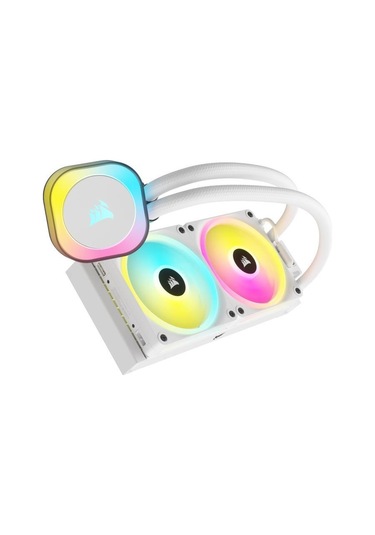 Corsair İcue Lınk H100i Rgb Cw-9061005-ww 240mm Beyaz İşlemci Sıvı Soğutucu