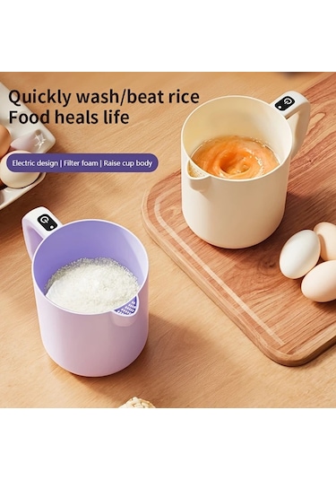 Elmpaly Morş Usb Elektrikli Mutfak Şefi: Pirinç Pişirici, Blender, Mikser 1 Bardak Kapasite 600 Rpm Diğer