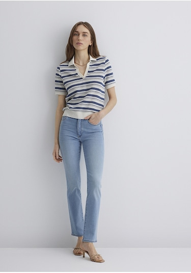 Mavi - Kendra Gold Luxury Vintage Açık Mavi Jean Pantolon 1074689170 Açık Mavi