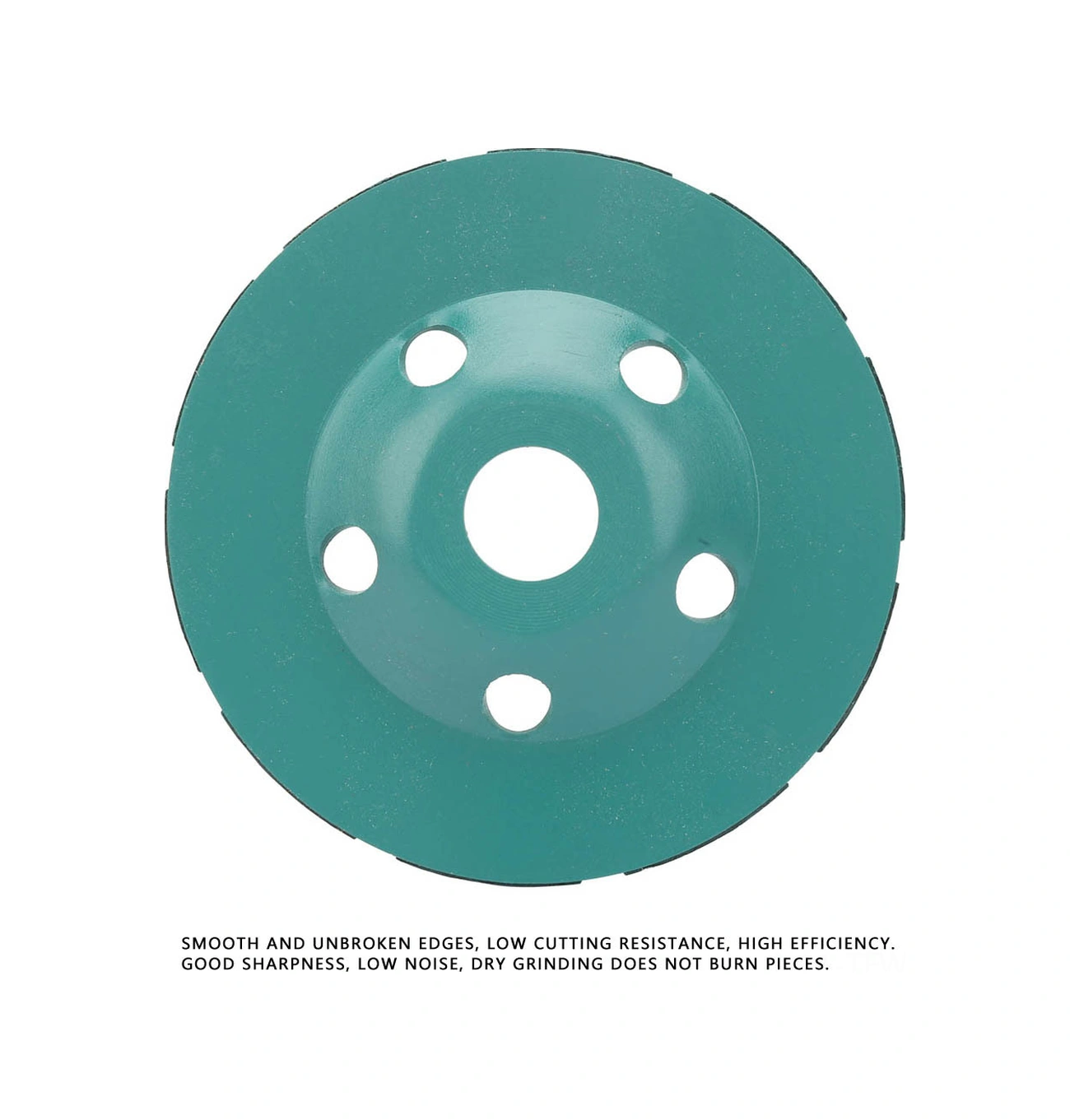 Tenfowee 125mm 22.2mm İki Satırlı Elmas Taşlama Tekerleği - Beton, Granit, Mermer İçin Dayanıklı, Yüksek Verimli Taşlama Ve Kesme